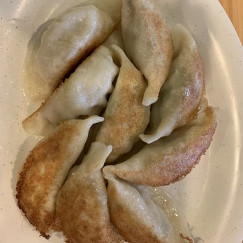 Golden Dumpling House - Pan fried shrimp, pork and vegetable dumplings - Chinese Near Me - Houston, Texas