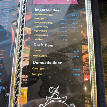 Wasabi Bay - Beer list. - Sushi Bars Near Me - Mill Creek, Washington Wasabi Bay - Beer list. - Sushi Bars Near Me - Mill Creek, Washington