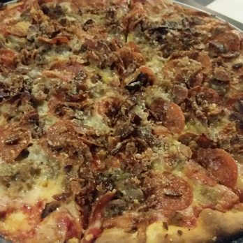 The Tilted Skillet - Meat Lover's Pizza - New American Near Me - Washington, Missouri The Tilted Skillet - Meat Lover's Pizza - New American Near Me - Washington, Missouri