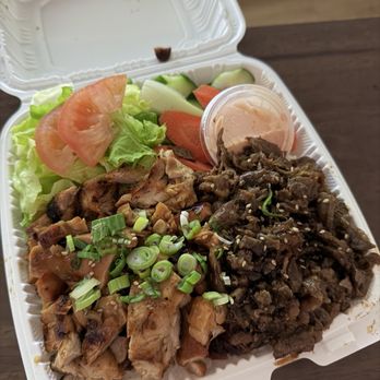 Golden Bowl - Chicken & Beef & Chicken Plate - Japanese Near Me - Buena Park, California