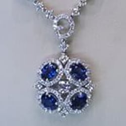 Rolfs Jewelers - 2014 Christmas gift...wish you could see the attached chain! It has diamond studs every 2 inches all the way around. A stunning piece!