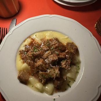 The Red Fox - Potato Gnocchi with Veal - Cocktail Bars Near Me - Boston, Massachusetts