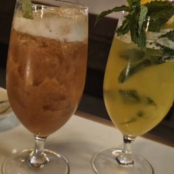 Fogo de Chão - Mocktails - Spritz & Pineapple Mint Lemonade - Steakhouses Near Me - Brooklyn, New York Fogo de Chão - Mocktails - Spritz & Pineapple Mint Lemonade - Steakhouses Near Me - Brooklyn, New York