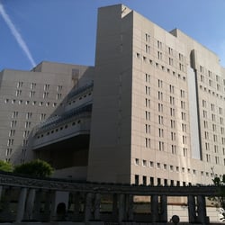 Federal Bureau Of Prisons - MDC Los Angeles from the backside.