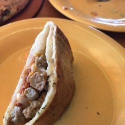 Mazzio's Pizza - Four Meat, Four Cheese Calizone