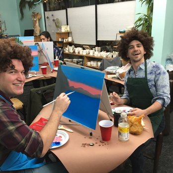 Earthfire Arts Studio - Bob Ross themed canvas painting party at Earthfire Arts Studio! - Art Classes Near Me - San Francisco, California Earthfire Arts Studio - Bob Ross themed canvas painting party at Earthfire Arts Studio! - Art Classes Near Me - San Francisco, California