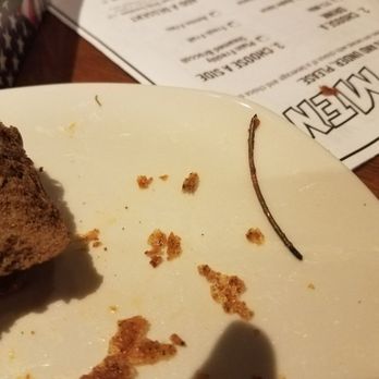 Outback Steakhouse - While eating our bloomin onion, bit into a thin wire, resembling a thin nail, 1.5 inches long. - Steakhouses Near Me - Stafford, Virginia Outback Steakhouse - While eating our bloomin onion, bit into a thin wire, resembling a thin nail, 1.5 inches long. - Steakhouses Near Me - Stafford, Virginia
