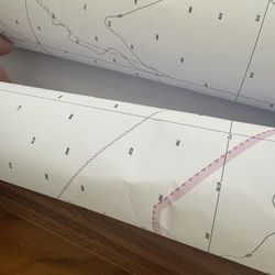 Landfall Navigation - Damaged chart.