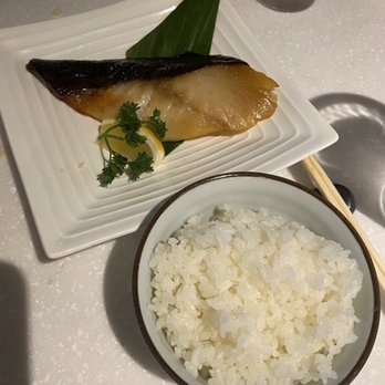 Wasabi Bistro - Butterfish with rice serving. - Japanese Near Me - Honolulu, Hawaii Wasabi Bistro - Butterfish with rice serving. - Japanese Near Me - Honolulu, Hawaii