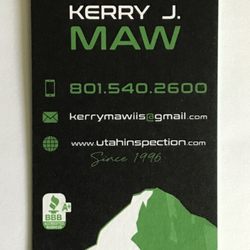 Intermountain Inspection Services - IIS Business Card.