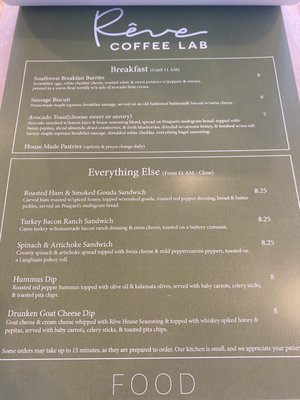 Menu photo 5 Rêve Coffee Roasters Lafayette, LA