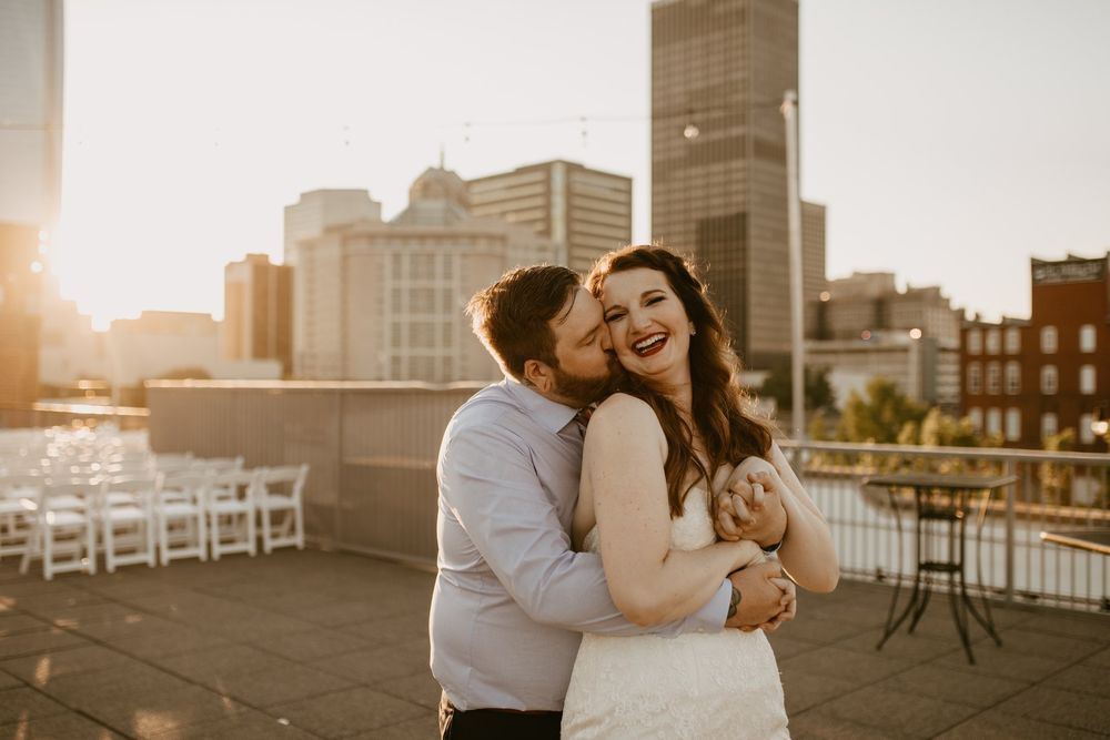 Skyline on Bricktown Canal - wedding in Oklahoma City, OK