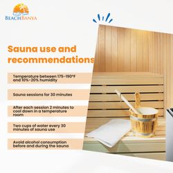 BeachBanya - Our sauna recommendations for you to have a great time with us.