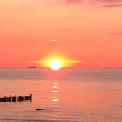 Sonnenuntergang über der Ostsee
