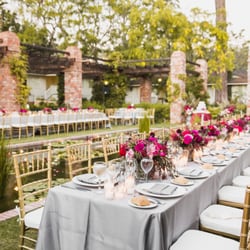 Joelle Charming - Dinner at the Belmond El Encanto's Arbor/Koi Pond. Joelle made sure everything was perfect--and it was!