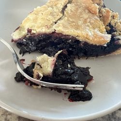 The Shuswap Pie - Haskap pie