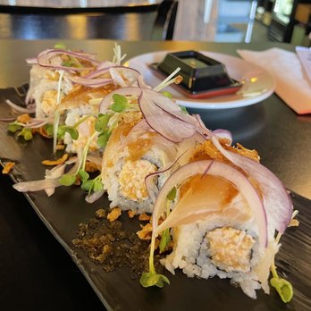 Sushi Doraku - Onion crunch -- very good! - Sushi Bars Near Me - Peoria, Arizona Sushi Doraku - Onion crunch -- very good! - Sushi Bars Near Me - Peoria, Arizona
