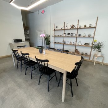 Ceremony - Dining room setup / communal table - Tea Rooms Near Me - Providence, Rhode Island