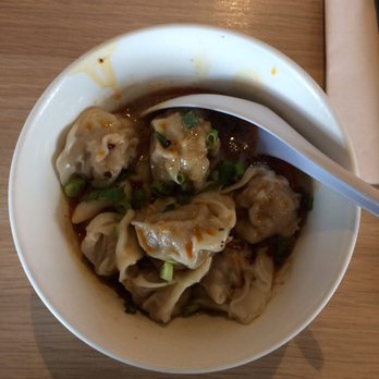 MonGa Cafe - Wonton in spicy oil - Taiwanese Near Me - Bellevue, Washington MonGa Cafe - Wonton in spicy oil - Taiwanese Near Me - Bellevue, Washington