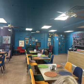 Crepeology cafe - Dining area - Breakfast & Brunch Near Me - Arlington, Texas Crepeology cafe - Dining area - Breakfast & Brunch Near Me - Arlington, Texas