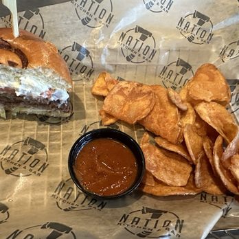Nation Milford - Burger of the month. - American Near Me - Milford, Ohio Nation Milford - Burger of the month. - American Near Me - Milford, Ohio
