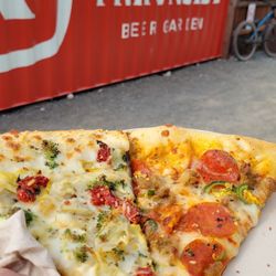 Zeek's Pizza at the Portal Container Village