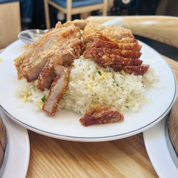 One More Bite Dumpling House - Fried rice with pork chop - Shanghainese Near Me - San Marcos, California