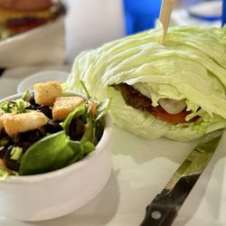 The Dive Restaurant and Bar - Kamikaze wrapped in lettuce. Delicious