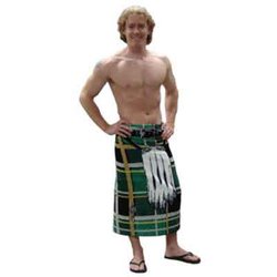 IRISH EYES - "INSTA-KILT" Beach Towel