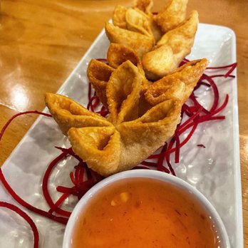 Aloy Modern Thai - Crab Cheese Wonton - Thai Near Me - Denver, Colorado Aloy Modern Thai - Crab Cheese Wonton - Thai Near Me - Denver, Colorado