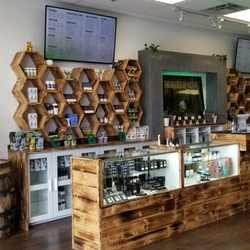 New Leaf Organic Wellness - Our sales counter display