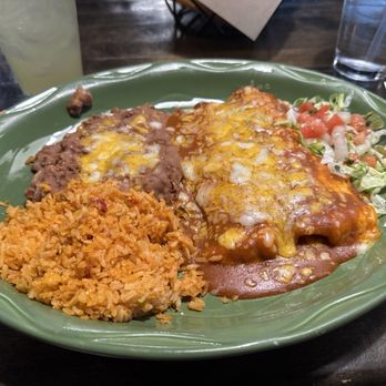 Macayo's Mexican Food - 2 cheese enchiladas w rice & beans! - Mexican Near Me - Scottsdale, Arizona Macayo's Mexican Food - 2 cheese enchiladas w rice & beans! - Mexican Near Me - Scottsdale, Arizona