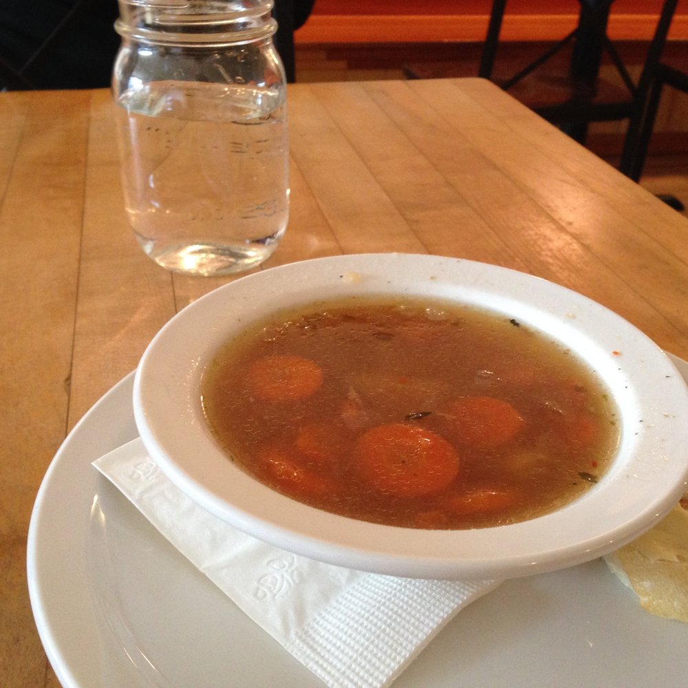 The Driftless Cafe - Pork and vege soup was delicious. - Sandwiches Near Me - Viroqua, Wisconsin