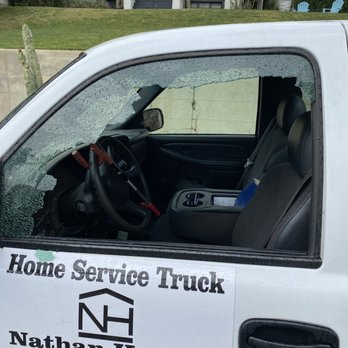 J T Windshield Repair - Someone smashed out my window and stole stuff out of the truck - Auto Glass Services Near Me