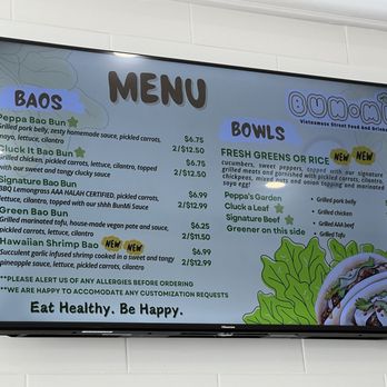 Bunmi - Menu - Vietnamese Near Me - Etobicoke, Ontario