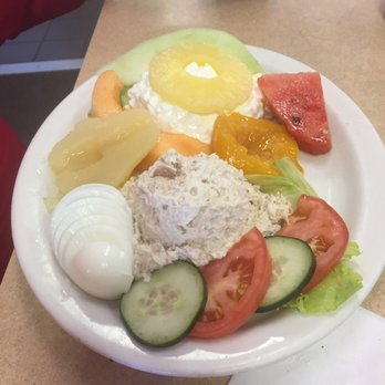 Bayside Dimitri's Family Dining - Tuna salad with cottage cheese and fruit - American Near Me - New Baltimore, Michigan Bayside Dimitri's Family Dining - Tuna salad with cottage cheese and fruit - American Near Me - New Baltimore, Michigan