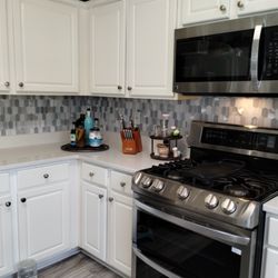 New Day Tile - Jon's work even made my old cabinets look better!