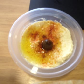 Victoria Grill And Diner - I realise the photo isn't great but trust me, this hummus is on point! - Fast Food Near Me - Douglas, IOM