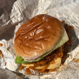 ghost pepper chicken sandwich