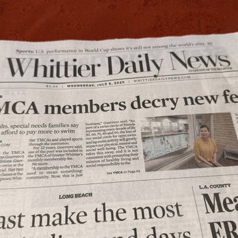 East Whittier YMCA - Whittier Daily News article on the recent changes of the East Whittier YMCA - Gyms Near Me - Whittier, California East Whittier YMCA - Whittier Daily News article on the recent changes of the East Whittier YMCA - Gyms Near Me - Whittier, California