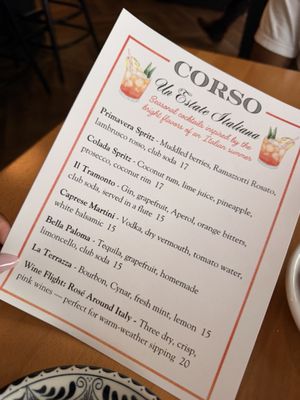 Menu photo 1 Corso Italian Arlington, VA Menu photo 1 Corso Italian Arlington, VA