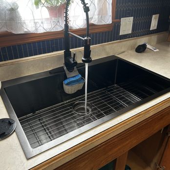 Fine Line Maintenance - New sink, and faucet. - Plumbing Near Me Fine Line Maintenance - New sink, and faucet. - Plumbing Near Me