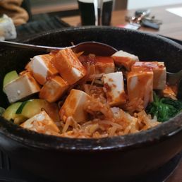 Tofu bibimbap Tofu bibimbap