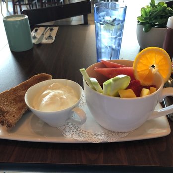 Cups Cafe - This is the fruit with yogurt breakfast. Beautiful! - Breakfast & Brunch Near Me - Palm Desert, California