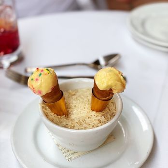 Rioja - Birthday ice cream cone - New American Near Me - Denver, Colorado Rioja - Birthday ice cream cone - New American Near Me - Denver, Colorado