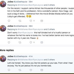 Nepute Wellness Center - The wife of the owner suggesting a stranger "wants to have a hot poker shoved in their ass".