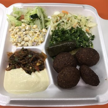 Pita Palace - Veggie combo! Falafel is killer, and that smoky eggplant dip is seriously off-the-charts good - Middle Eastern Near Me - Brooklyn, New York Pita Palace - Veggie combo! Falafel is killer, and that smoky eggplant dip is seriously off-the-charts good - Middle Eastern Near Me - Brooklyn, New York