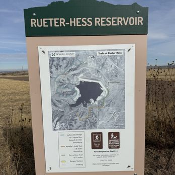 Rueter-Hess Incline - Sign for trail, incline and surrounding area. - Parks Near Me - Parker, Colorado