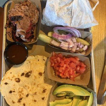 Pok-e-Jo's - Brodie Oaks - Brisket wrap with okra - Barbeque Near Me - Austin, Texas
