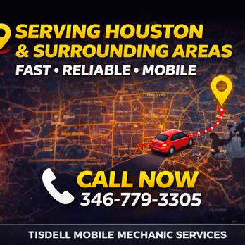 Tisdell's Mobile Mechanic Services - Mobile tune-ups and routine preventive maintenance in Houston, TX -- including spark plug replacement, air filter service, and performance - Auto Repair Near Me Tisdell's Mobile Mechanic Services - Mobile tune-ups and routine preventive maintenance in Houston, TX -- including spark plug replacement, air filter service, and performance - Auto Repair Near Me